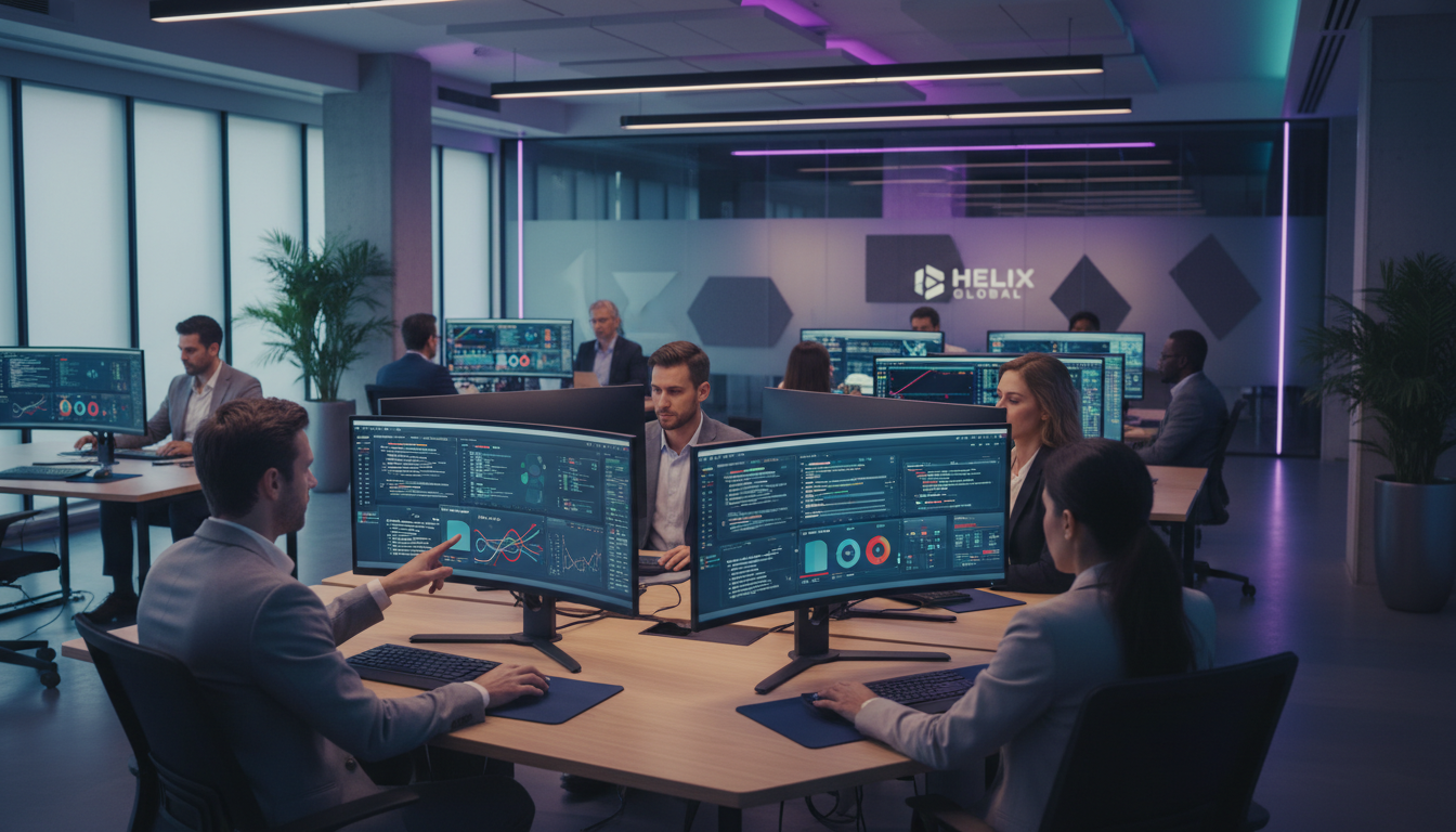 Smart Life professional support team in a modern workspace